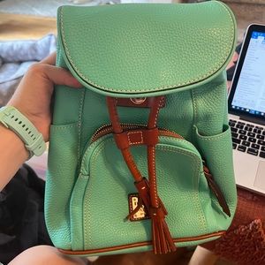 Dooney & Bourke Murphy Backpack Turquoise MEDIUM SIZE